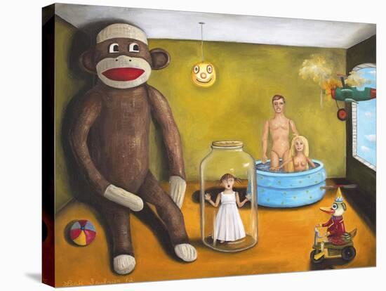 Playroom Nightmare 2-Leah Saulnier-Stretched Canvas