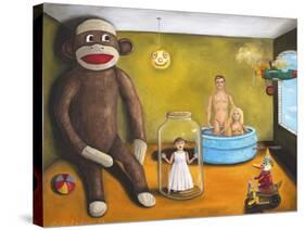 Playroom Nightmare 2-Leah Saulnier-Stretched Canvas