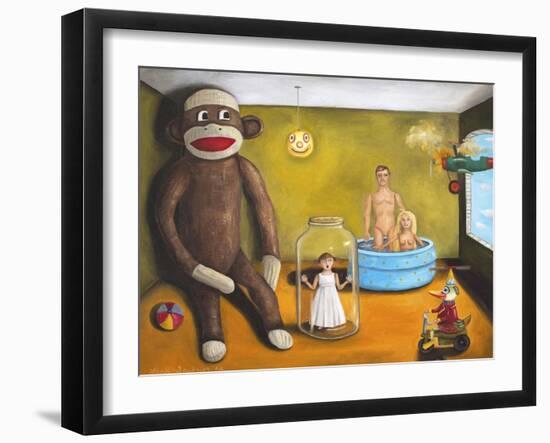 Playroom Nightmare 2-Leah Saulnier-Framed Giclee Print