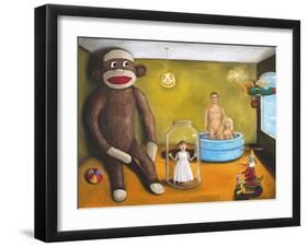 Playroom Nightmare 2-Leah Saulnier-Framed Giclee Print