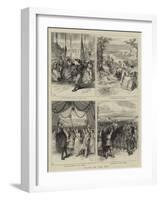 Plays of the Day-Godefroy Durand-Framed Giclee Print