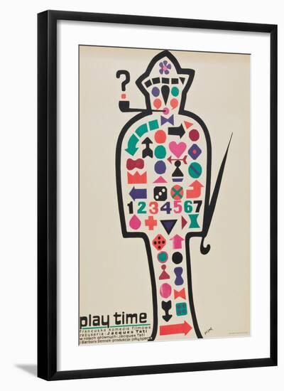 Playtime, 1967, Directed by Jacques Tati-null-Framed Giclee Print