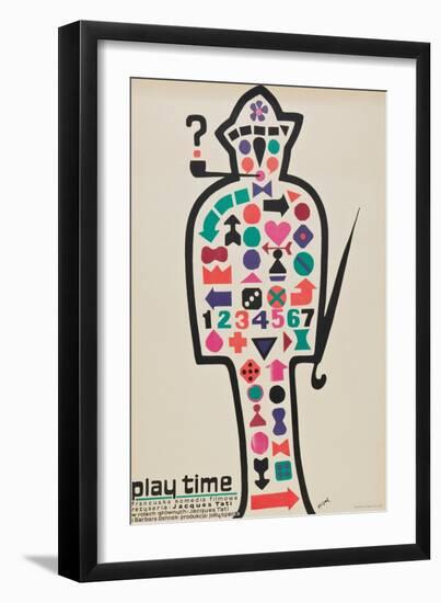 Playtime, 1967, Directed by Jacques Tati-null-Framed Giclee Print