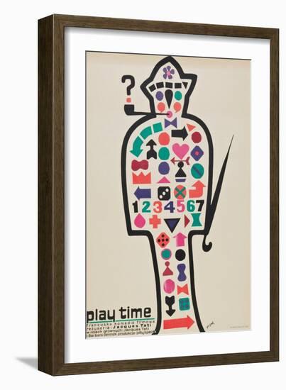 Playtime, 1967, Directed by Jacques Tati-null-Framed Premium Giclee Print