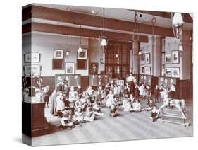 Playtime, John Ruskin School, Southwark, London, 1908-null-Stretched Canvas