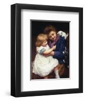 Playtime with Kittens-Arthur Elsley-Framed Premium Giclee Print