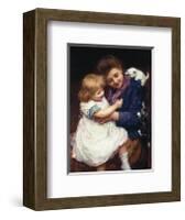 Playtime with Kittens-Arthur Elsley-Framed Premium Giclee Print