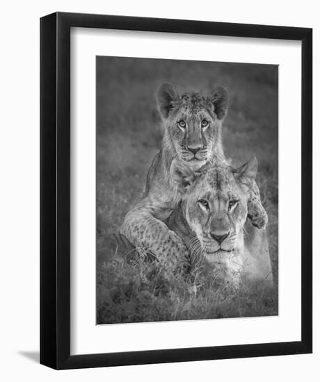 Playtime With Mama!-Ali Khataw-Framed Giclee Print