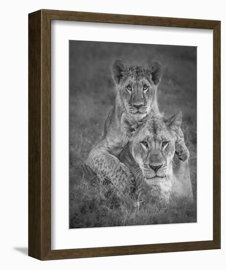 Playtime With Mama!-Ali Khataw-Framed Giclee Print