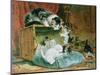 Playtime-Henriette Ronner-Knip-Mounted Giclee Print