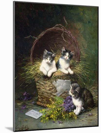 Playtime-Leon-charles Huber-Mounted Giclee Print