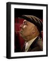 Playwright August Wilson, Photographed at the Yale Repertory Theater in New Haven, Conn-Ted Thai-Framed Premium Photographic Print