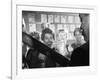 Playwright Lorraine Hansberry Enjoys Music at the Raisin in the Sun Opening Night Party at Sardis-Gordon Parks-Framed Premium Photographic Print