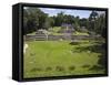 Plaza A, Structure A6, Caracol Ruins, Belize, Central America-Jane Sweeney-Framed Stretched Canvas