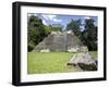 Plaza a Temple, Mayan Ruins, Caracol, Belize, Central America-Jane Sweeney-Framed Photographic Print