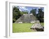 Plaza a Temple, Mayan Ruins, Caracol, Belize, Central America-Jane Sweeney-Framed Photographic Print