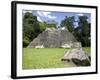 Plaza a Temple, Mayan Ruins, Caracol, Belize, Central America-Jane Sweeney-Framed Photographic Print