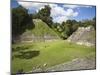 Plaza a Temple, Mayan Ruins, Caracol, Belize, Central America-Jane Sweeney-Mounted Premium Photographic Print