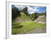 Plaza a Temple, Mayan Ruins, Caracol, Belize, Central America-Jane Sweeney-Framed Photographic Print