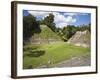 Plaza a Temple, Mayan Ruins, Caracol, Belize, Central America-Jane Sweeney-Framed Photographic Print