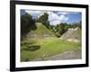 Plaza a Temple, Mayan Ruins, Caracol, Belize, Central America-Jane Sweeney-Framed Photographic Print