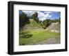 Plaza a Temple, Mayan Ruins, Caracol, Belize, Central America-Jane Sweeney-Framed Photographic Print