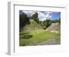 Plaza a Temple, Mayan Ruins, Caracol, Belize, Central America-Jane Sweeney-Framed Photographic Print