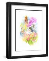 Plaza at Easter, 2016-John Keeling-Framed Giclee Print