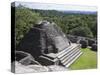 Plaza B Temple, Mayan Ruins, Caracol, Belize, Central America-Jane Sweeney-Stretched Canvas
