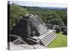 Plaza B Temple, Mayan Ruins, Caracol, Belize, Central America-Jane Sweeney-Stretched Canvas