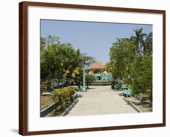 Plaza Central, Liberia, Costa Rica, Central America-R H Productions-Framed Photographic Print