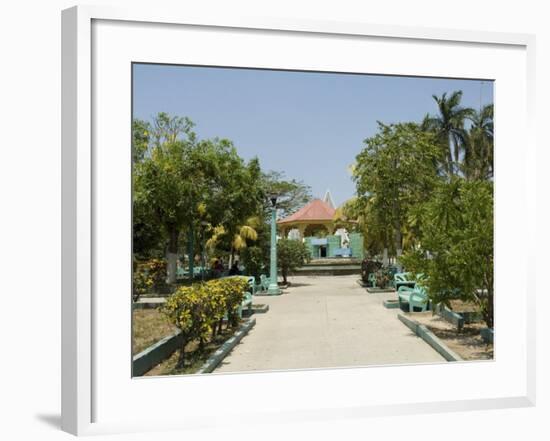 Plaza Central, Liberia, Costa Rica, Central America-R H Productions-Framed Photographic Print