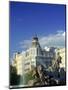 Plaza Cibeles, Madrid, Spain-Peter Adams-Mounted Photographic Print