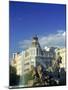 Plaza Cibeles, Madrid, Spain-Peter Adams-Mounted Photographic Print