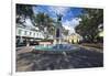Plaza Colon, Mayaguez, Puerto Rico-George Oze-Framed Photographic Print