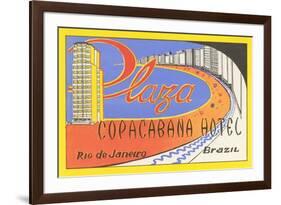 Plaza Copacaban Hotel, Rio de Janeiro-null-Framed Premium Giclee Print