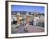 Plaza d'Espanya, Fountains in Front of the National Museum of Art, Barcelona, Catalunya, Spain-Gavin Hellier-Framed Photographic Print