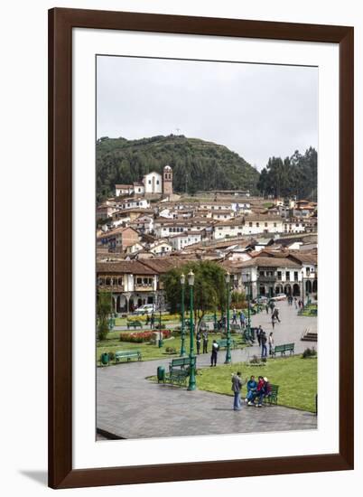 Plaza De Armas, Cuzco, UNESCO World Heritage Site, Peru, South America-Yadid Levy-Framed Photographic Print