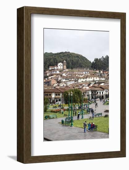 Plaza De Armas, Cuzco, UNESCO World Heritage Site, Peru, South America-Yadid Levy-Framed Photographic Print