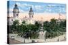 Plaza De Armas, Lima, Peru, Early 20th Century-null-Stretched Canvas