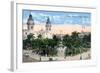 Plaza De Armas, Lima, Peru, Early 20th Century-null-Framed Giclee Print