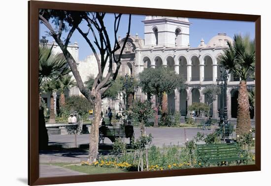 Plaza De Armas, Main Square, Arequipa, Unesco World Heritage Site, Peru, South America-Walter Rawlings-Framed Photographic Print