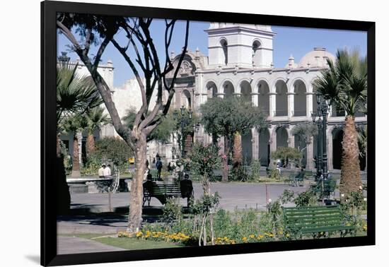 Plaza De Armas, Main Square, Arequipa, Unesco World Heritage Site, Peru, South America-Walter Rawlings-Framed Photographic Print