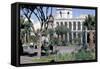 Plaza De Armas, Main Square, Arequipa, Unesco World Heritage Site, Peru, South America-Walter Rawlings-Framed Stretched Canvas