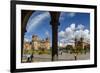 Plaza De Armas with the Cathedral and Iglesia De La Compania De Jesus Church, Cuzco, Peru-Yadid Levy-Framed Photographic Print