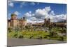 Plaza De Armas with the Cathedral and Iglesia De La Compania De Jesus Church, Cuzco, Peru-Yadid Levy-Mounted Photographic Print