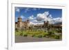 Plaza De Armas with the Cathedral and Iglesia De La Compania De Jesus Church, Cuzco, Peru-Yadid Levy-Framed Photographic Print