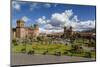 Plaza De Armas with the Cathedral and Iglesia De La Compania De Jesus Church, Cuzco, Peru-Yadid Levy-Mounted Photographic Print