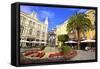 Plaza de Cairasco, Triana, Las Palmas de Canary Islands, Spain-Neil Farrin-Framed Stretched Canvas