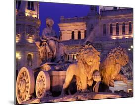 Plaza de Cibeles, Cibeles Fountain, Madrid, Madrid, Spain-Steve Vidler-Mounted Photographic Print